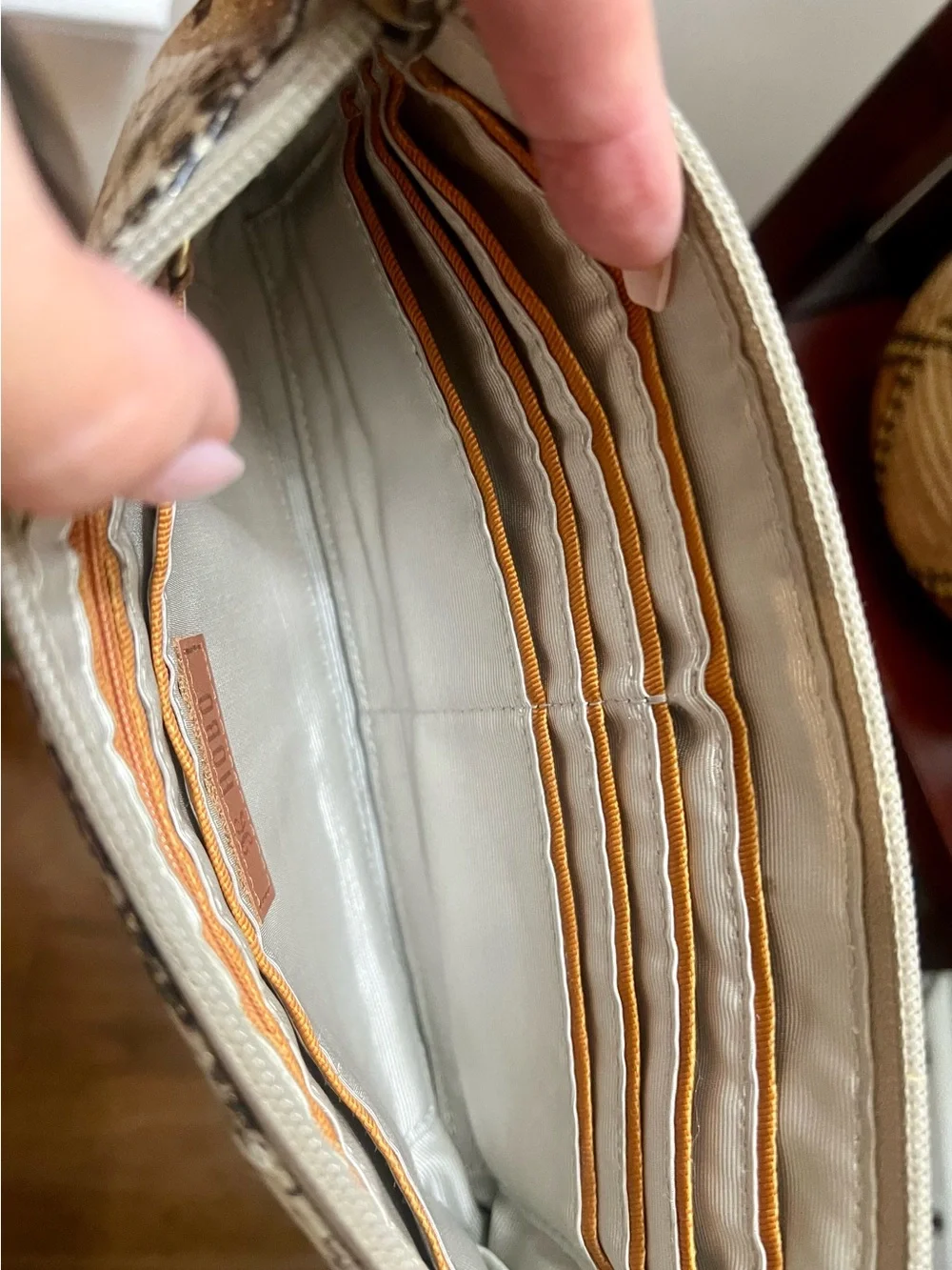 HOBO Snake Print Wristlet Wallet/Clutch